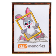 Фоторамка пластик 30х40 см темный орех 282 Keep Memories