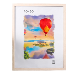 Zebra Фоторамка МДФ 40х50 см 101 пластиковый экран Зебра