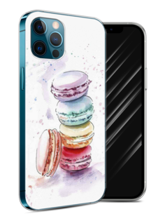 Чехол Awog на Apple iPhone 12 / Айфон 12 "Пирамидка макарони 2"