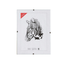 Zebra Фоторамка 15Х20 см КЛИП стекло Зебра