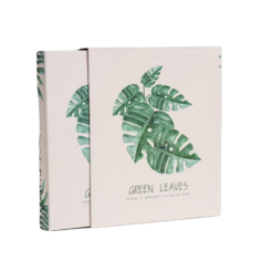 Фотоальбом на 200 фото 13х18 в коробке "Пальмовые листья" 25,8х31х5,5 см No Brand