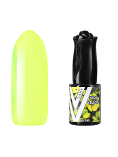 Гель-лак витражный Vogue Nails для аквариумного дизайна прозрачный неоновый, желтый, 10 мл