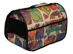 Сумка-переноска для кошек и собак Lion Lux LM5205 мультиколор 25x40x25см