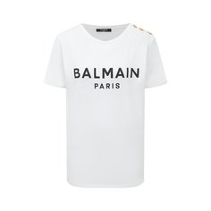Хлопковая футболка Balmain