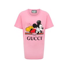 Хлопковая футболка Disney x Gucci Gucci