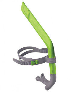 Дыхательный тренажер Mad Wave PRO SNORKEL junior, Зеленый