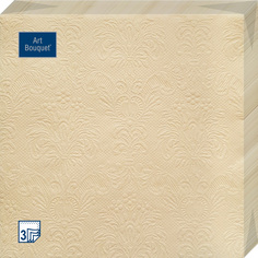 Салфетки Art bouquet Art bouquet бумажные шампань барокко 33х33 3сл 16шт