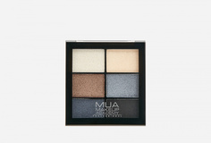 Палетка теней для век 6 оттенков MUA Make UP Academy