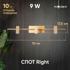Светодиодный спот Moderli Right V5042-3WL