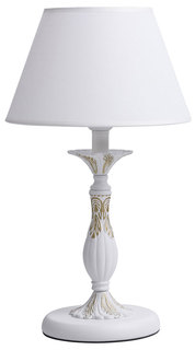 Настольная лампа с абажуром MW-Light 301039501 Свеча 1*60W E27 220V