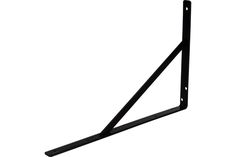 VORMANN Консоль Steg усиленная 500х330х30х4 мм, оцинк. цвет: чёрный , 200 кг 00159 500 S