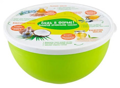 Миска Полимербыт Fit с крышкой 3 л