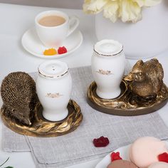 Подставка под специи Ежик Барб Бронза Bogacho