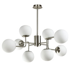 Светильник потолочный люстра лофт DeMarkt 707011708 Каспер 8*7W Е27 LED 220 V