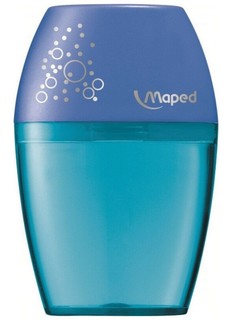 Точилка MAPED (Франция) "Shaker", с контейнером повышенной вместимости, ассорти, дисплей,