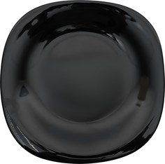 Тарелка для десертов Homeclub Quadro Classic Black 19 см черная