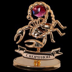 Сувенир знак зодиака «Скорпион», 7?2,3?9 см, с кристаллом No Brand