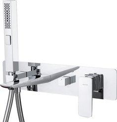 Смеситель для ванны с душем Allen Brau Infinity 5.21007-00 С ВНУТРЕННЕЙ ЧАСТЬЮ, хром