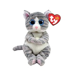 Игрушка мягкая TY Beanie Boos Полосатый кот Mitzi 15 см, 40539