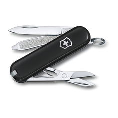 Нож перочинный Victorinox Classic Dark Illusion (0.6223.3G) 58мм 7функц. черный карт.короб