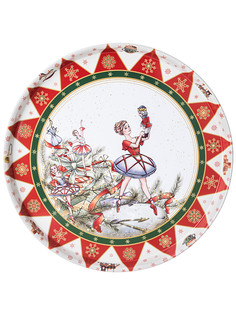 Поднос круглый Agness щелкунчик 33х2,1 см 898-135