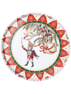 Поднос круглый Agness щелкунчик 33х2,1 см 898-136