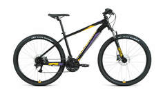 Велосипед Forward Apache 3.2 HD 2022 15" черный/оранжевый