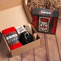 Набор подарочный "Этель" Лучшему мужчине полотенце 30х60 см и аксс (5 предм)