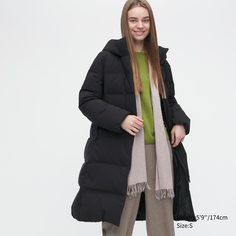 Пуховик женский UNIQLO 450490COL09 черный 2XS (доставка из-за рубежа)