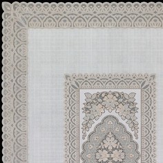 Скатерть Towa Imperial 2300 Ажурная ПВХ прямоугольная бежевая 200х140