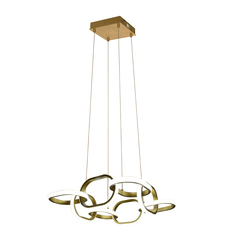 Люстра IMEX потолочная LED 52W пульт ДУ PLC-7047-8-P