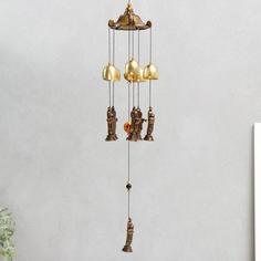 Музыка ветра металл "Богиня" 5 колокольчиков 58 см House