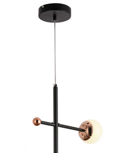 Люстра Natali Kovaltseva на штанге Natali Kovaltseva LOFT LED LED LAMPS 81338 GOLD BLACK