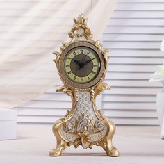 Часы настольные каминные "Рококо", 38 х 17.5 х 10 см No Brand