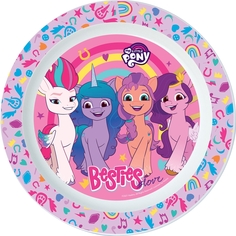 Тарелка детская пластиковая "My Little Pony Гвоздь программы" для СВЧ 22 см, Stor