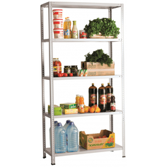 Стеллаж металлический ПРАКТИК MS 5 полок 1000х600х2000