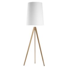 Напольный светильник торшер TK Lighting Walz 5047 светлое дерево и белый абажур E27