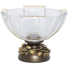 Фруктовница-конфетница Oliva Branch Бронза Bogacho