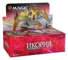 Mtg: дисплей бустеров издания икория: логово исполинов на русском языке No Brand