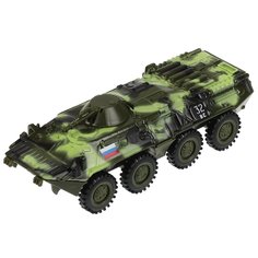 Технопарк Броневик военный 15 см подвижные детали, металл SВ-17-39-В-М(ВLUЕ) с 3 лет