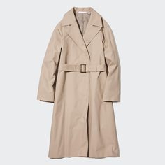 Плащ женский UNIQLO 445137COL31 бежевый XS (доставка из-за рубежа)