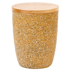 Банка для сыпучих продуктов Гранит (бежевая) d=10см. h=12,5см. v=600мл. KENG-1120085-3 Nouvelle