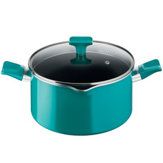 Кастрюля Tefal ChefClub G8044604, с крышкой диаметр 24 см