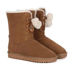 Угги детские Pepe Jeans London DISS GIRL TASSEL PGS50182, коричневый, 33