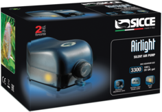 Компрессор для аквариумов Sicce AIRlight 3300 объем до 180 л с мощностью 4 Вт