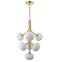 Подвесная люстра Crystal Lux ALICIA SP7 GOLD/WHITE