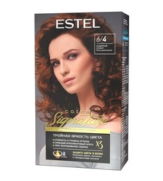 Крем-гель краска для волос Estel Color Signature Индийский сандал 6/4