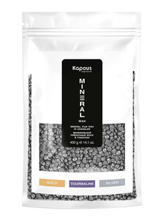 Воск минеральный для депиляции KAPOUS PROFESSIONAL пленочный silver 400 г