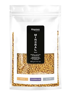 Воск минеральный для депиляции KAPOUS PROFESSIONAL пленочный gold 400 г