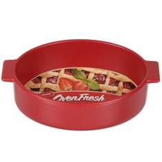Форма для запекания керамика, 24х5.8 см, круглая, Y4-4439 No Brand